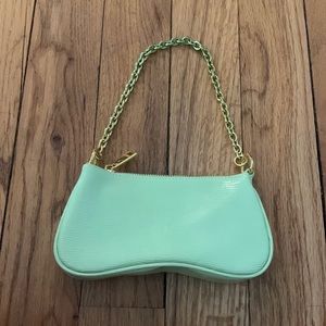 Eva Mini Gradient Shoulder Bag, JW PEI, lime green mini bag
